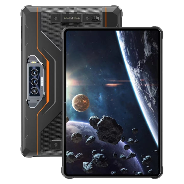 [HK Warehouse] OUKITEL RT8 4G Network IP68/IP69K Rugged Tablet, 6GB+256GB, 11 inch Android 13 MediaTek Helio G99 Quad Core Support Dual SIM, EU Plug(Orange) - Other by OUKITEL | Online Shopping South Africa | PMC Jewellery