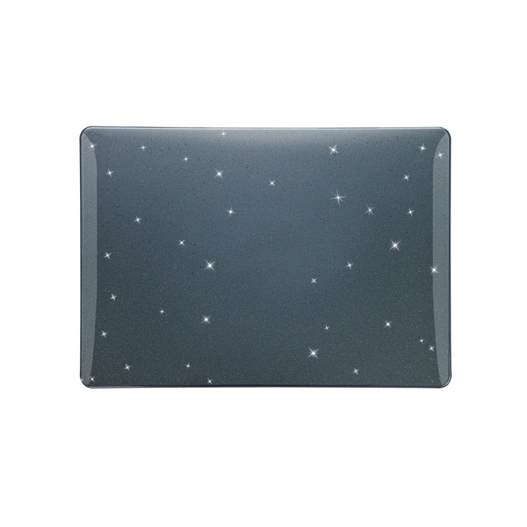 For MacBook Air 15.3 2024  A2941 (M2)/A3114 (M3) Gypsophila Laptop Protective Case(Black) - MacBook Air Cases by PMC Jewellery | Online Shopping South Africa | PMC Jewellery | Buy Now Pay Later Mobicred