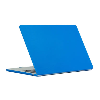 For MacBook Air 15.3 2024 A2941 (M2)/A3114 (M3) Laptop Matte Style Protective Case(Dark Blue) - MacBook Air Cases by PMC Jewellery | Online Shopping South Africa | PMC Jewellery | Buy Now Pay Later Mobicred
