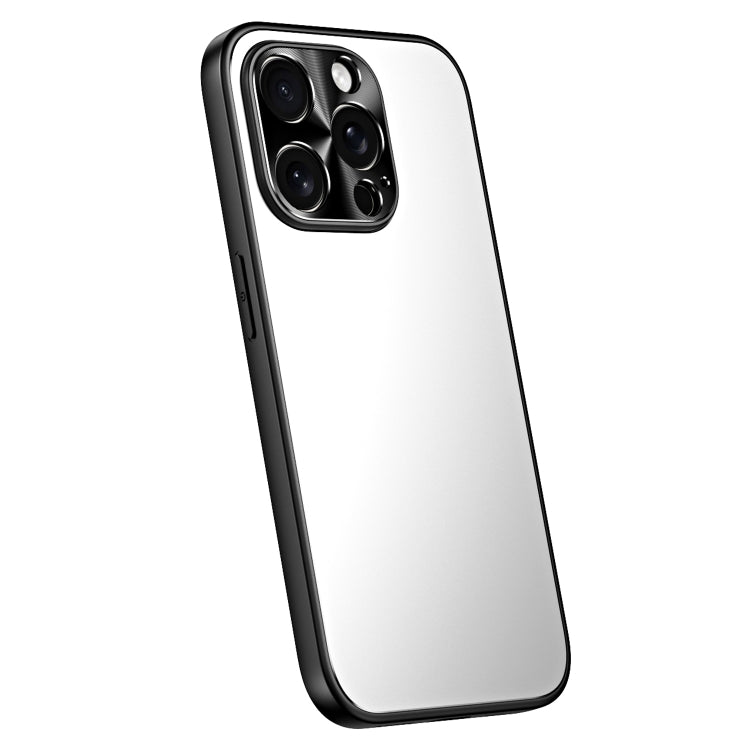 For iPhone 13 Pro Max R-JUST RJ-61 Electroplating Frosted TPU + PC Phone Case(Silver) - iPhone 13 Pro Max Cases by R-JUST | Online Shopping South Africa | PMC TechLife | Buy Now Pay Later Mobicred