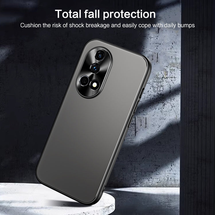 For Huawei nova 12 Pro R-JUST RJ-61 Electroplating Frosted TPU + PC Phone Case(Blue) - Huawei Cases by R-JUST | Online Shopping South Africa | PMC TechLife