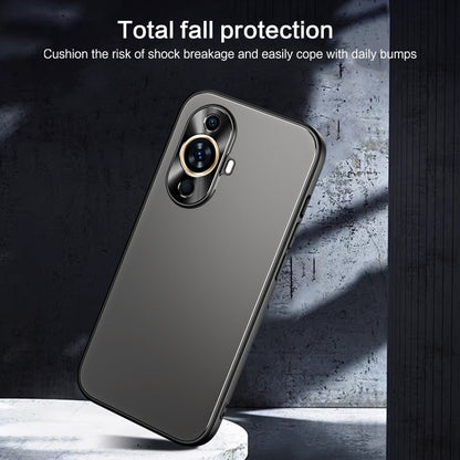 For Huawei nova 11 Pro R-JUST RJ-61 Electroplating Frosted TPU + PC Phone Case(Grey) - Huawei Cases by R-JUST | Online Shopping South Africa | PMC Jewellery