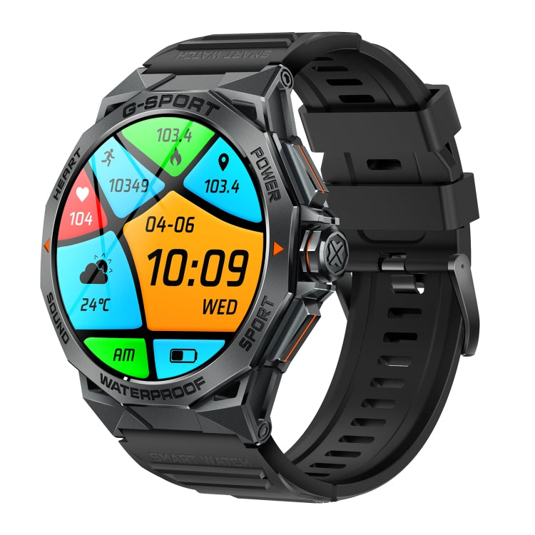 LEMFO K62 1.43 inch AMOLED Round Screen Smart Watch Supports Bluetooth Calls(Black) - Smart Watches by LEMFO | Online Shopping South Africa | PMC TechLife | Buy Now Pay Later Mobicred
