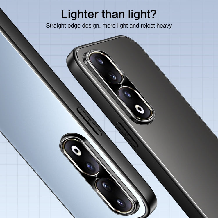 For Honor 90 R-JUST RJ-61 Electroplating Frosted TPU + PC Phone Case with Holder(Silver) - free shipping - PMC TechLife - Order now!