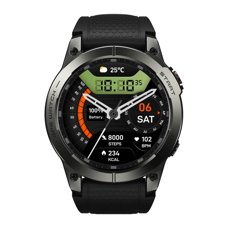 Zeblaze Stratos 3 Pro 1.43 inch AMOLED Screen Sports Smart Watch Support Bluetooth Call(Black) - Smart Watches by Zeblaze | Online Shopping South Africa | PMC Jewellery | Buy Now Pay Later Mobicred