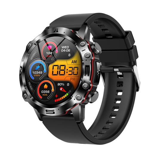 ET482 1.43 inch AMOLED Screen Sports Smart Watch Support Bluethooth Call /  ECG Function(Black Silicone Band) - Smart Watches by PMC Jewellery | Online Shopping South Africa | PMC Jewellery