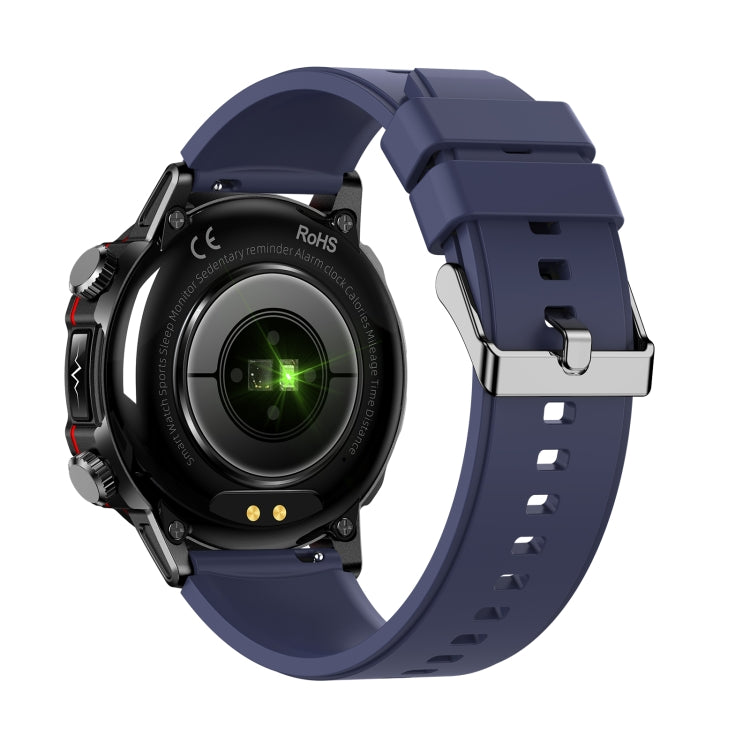 ET482 1.43 inch AMOLED Screen Sports Smart Watch Support Bluethooth Call /  ECG Function(Blue Silicone Band) - Smart Watches by PMC Jewellery | Online Shopping South Africa | PMC Jewellery