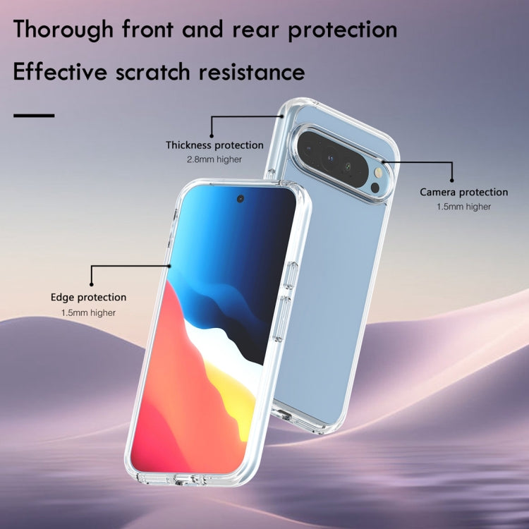 For Google Pixel 9 Terminator Style Shockproof Phone Case(Transparent) - Google Cases by PMC TechLife | Online Shopping South Africa | PMC TechLife | Buy Now Pay Later Mobicred