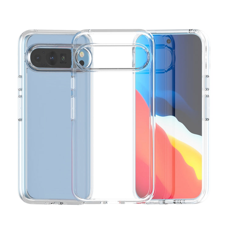 For Google Pixel 9 Pro XL Terminator Style Shockproof Phone Case(Transparent) - Google Cases by PMC Jewellery | Online Shopping South Africa | PMC Jewellery | Buy Now Pay Later Mobicred