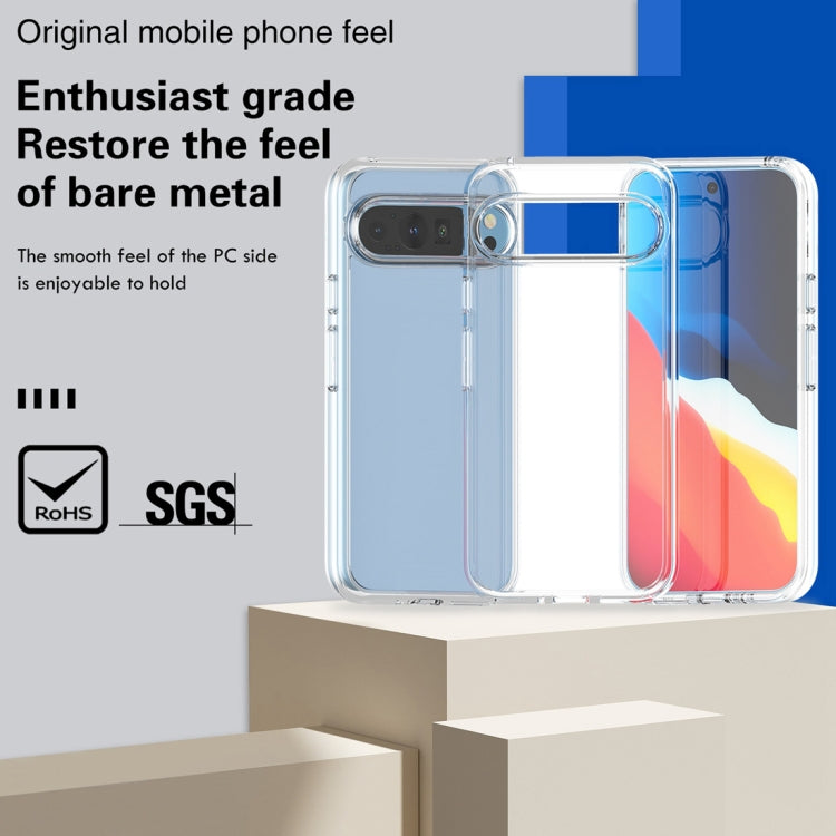 For Google Pixel 9 Pro XL Terminator Style Shockproof Phone Case(Transparent) - Google Cases by PMC TechLife | Online Shopping South Africa | PMC TechLife | Buy Now Pay Later Mobicred