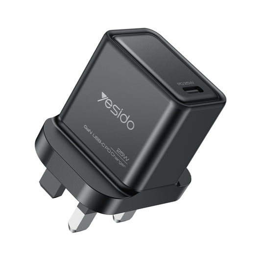 Yesido YC81 PD 25W USB-C/Type-C Interface GaN Fast Charging Charger(UK Plug) - USB Charger by Yesido | Online Shopping South Africa | PMC Jewellery | Buy Now Pay Later Mobicred