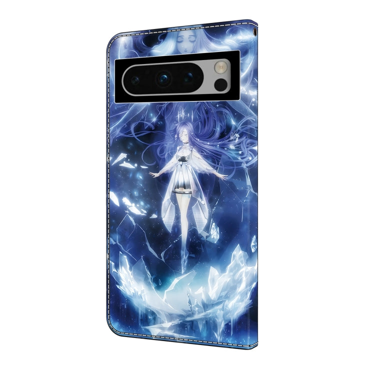 For Google Pixel 9 Pro Crystal Painted Leather Phone case(Magic Fairy) - Google Cases by PMC Jewellery | Online Shopping South Africa | PMC Jewellery | Buy Now Pay Later Mobicred