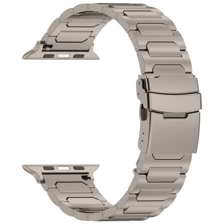 For Apple Watch Ultra 2 49mm I-Shaped Titanium Metal Watch Band(Titanium) - Watch Bands by PMC TechLife | Online Shopping South Africa | PMC TechLife | Buy Now Pay Later Mobicred