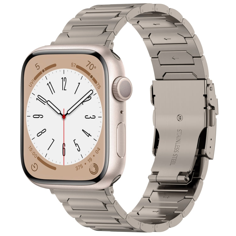 For Apple Watch 42mm I-Shaped Titanium Metal Watch Band(Titanium) - free shipping - PMC TechLife - Order now!