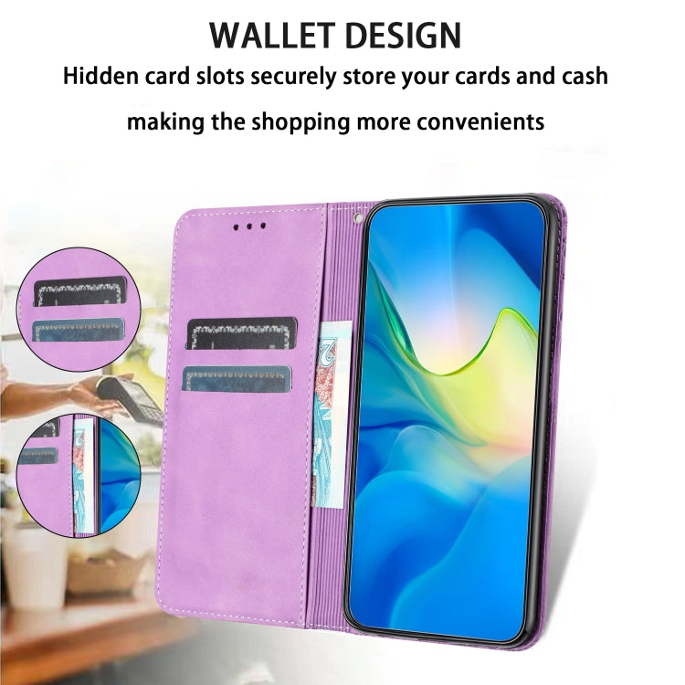 For iPhone 16 Retro Elephant Embossed Leather Phone Case(Purple) - iPhone 16 Cases by PMC TechLife | Online Shopping South Africa | PMC TechLife | Buy Now Pay Later Mobicred