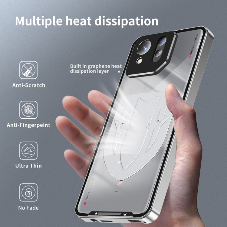 For ASUS ROG Phone 8 / 8 Pro Metal Cooling Phone Case(Silver) - ASUS Cases by PMC Jewellery | Online Shopping South Africa | PMC Jewellery