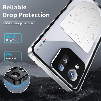 For ASUS ROG Phone 8 / 8 Pro Metal Cooling Phone Case(Silver) - ASUS Cases by PMC Jewellery | Online Shopping South Africa | PMC Jewellery