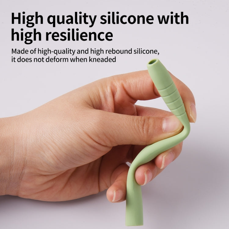 For Apple Pencil (USB-C) Solid Color Silicone Protective Case(Matcha Green) - Pencil Accessories by PMC Jewellery | Online Shopping South Africa | PMC Jewellery | Buy Now Pay Later Mobicred