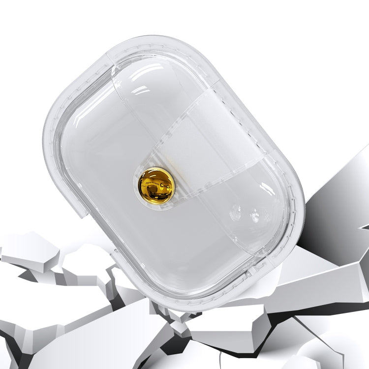 For AirPods Pro 1 Magnetic Clear Armor TPU TWS Earphone Case(Blue) - free shipping - PMC Jewellery - Order now!