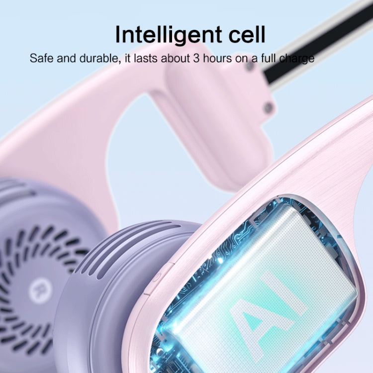 MF086 Hanging Neck Electric Fan(Pink Purple) - Electric Fans by PMC TechLife | Online Shopping South Africa | PMC TechLife | Buy Now Pay Later Mobicred