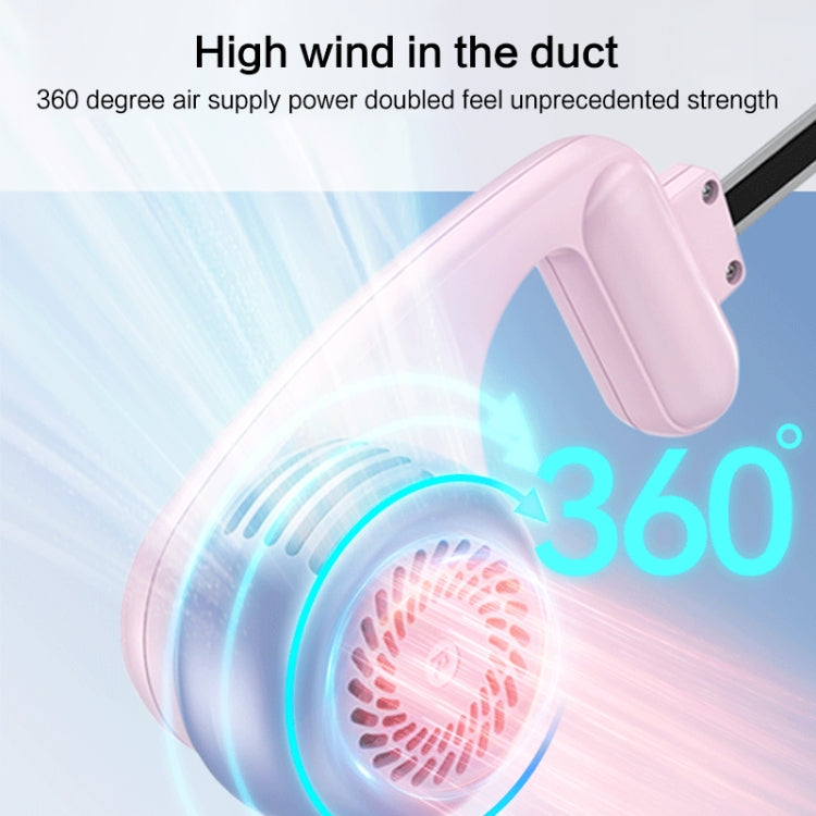 MF086 Hanging Neck Electric Fan(Pink Purple) - Electric Fans by PMC TechLife | Online Shopping South Africa | PMC TechLife | Buy Now Pay Later Mobicred