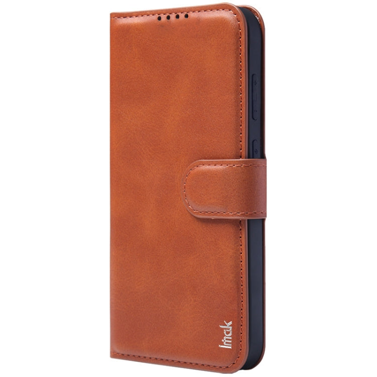 For Samsung Galaxy S24 5G IMAK Count Series Flip Leather Phone Case(Brown) - Galaxy S24 5G Cases by imak | Online Shopping South Africa | PMC Jewellery | Buy Now Pay Later Mobicred