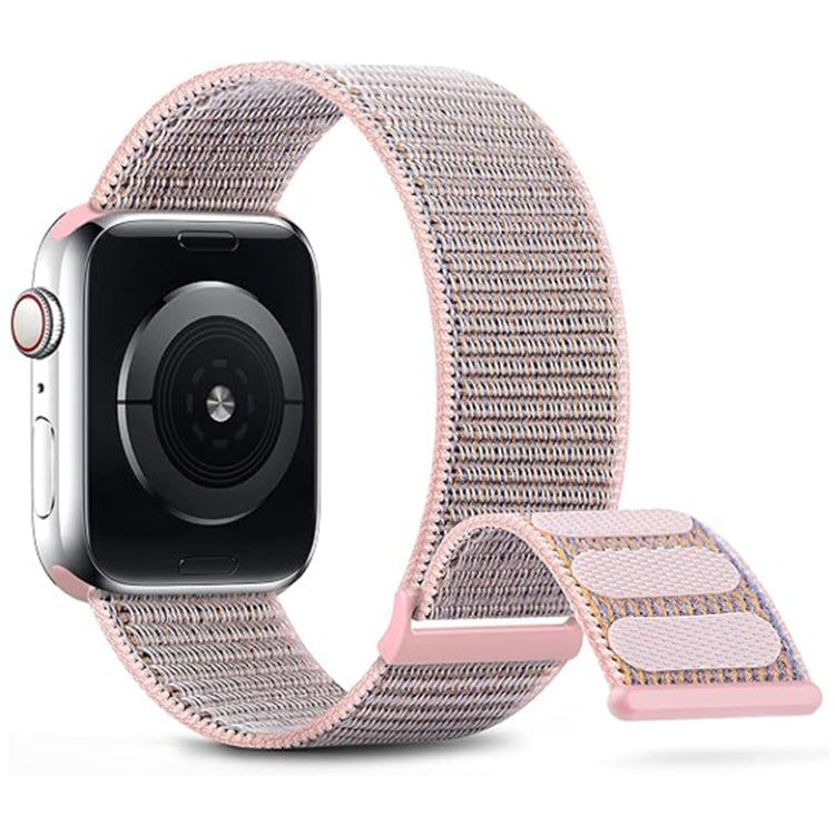 For Apple Watch Series 7 41mm Dual Hook and Loop Nylon Watch Band(Silt) - Watch Bands by PMC TechLife | Online Shopping South Africa | PMC TechLife