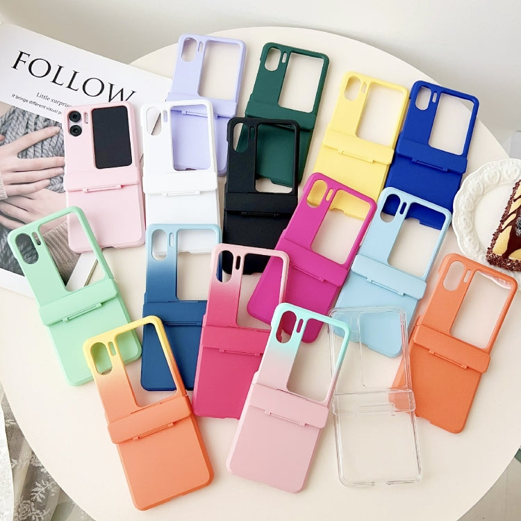 For OPPO Find N2 Flip Skin Feel PC Full Coverage Shockproof Phone Case(Rose Red) - Find N2 Flip Cases by PMC TechLife | Online Shopping South Africa | PMC TechLife