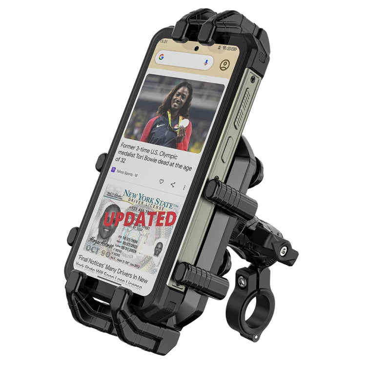 Ulefone Armor Mount Pro AM02 Universal Bicycle Handle Phone Holder(Black) - Holders by Ulefone | Online Shopping South Africa | PMC Jewellery | Buy Now Pay Later Mobicred