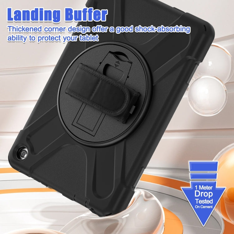 For Amazon Kindle Fire HD10 2023 Silicone Hybrid PC Full Body Tablet Case(Black) - Amazon by PMC TechLife | Online Shopping South Africa | PMC TechLife | Buy Now Pay Later Mobicred