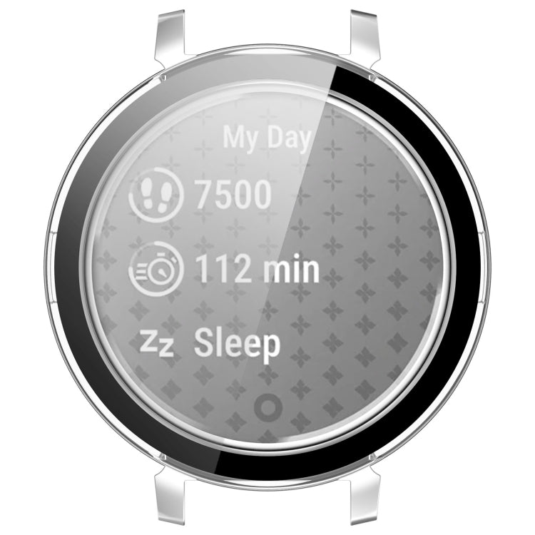For Garmin Lily 2 PC + Tempered Film Integrated Watch Protective Case(Transparent) - Watch Cases by PMC TechLife | Online Shopping South Africa | PMC TechLife