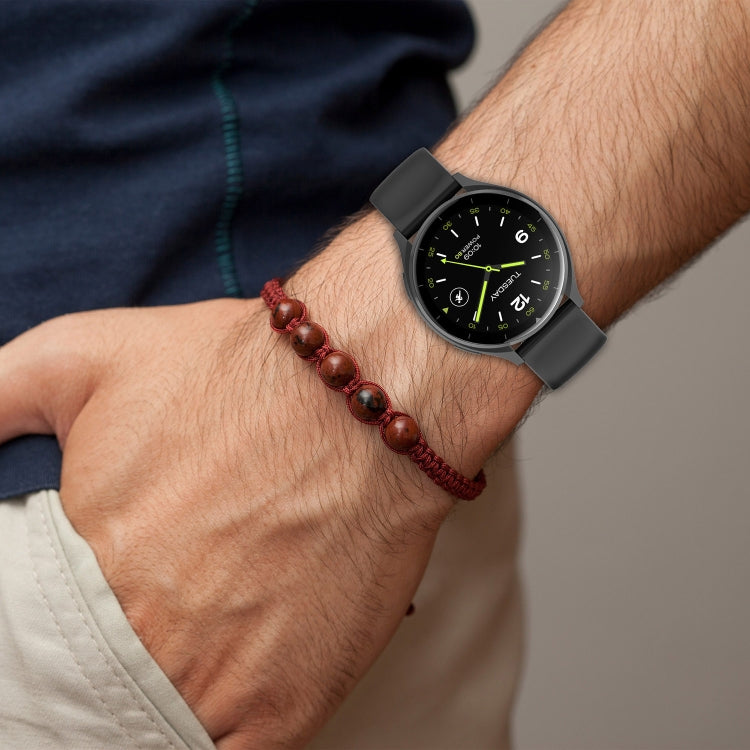 For Xiaomi Watch 2 Solid Color Metal Silver Buckle Silicone Watch Band, Size: S(Sky Blue) - Watch Bands by PMC TechLife | Online Shopping South Africa | PMC TechLife