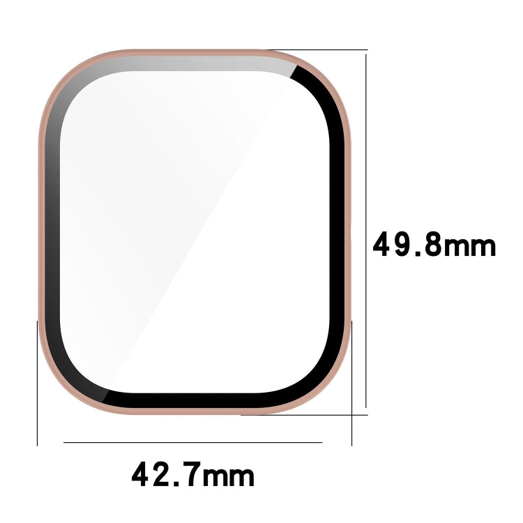 For CMF Watch Pro D395 PC + Tempered Film Integrated Watch Protective Case(Ink Blue) - Watch Case by PMC TechLife | Online Shopping South Africa | PMC TechLife