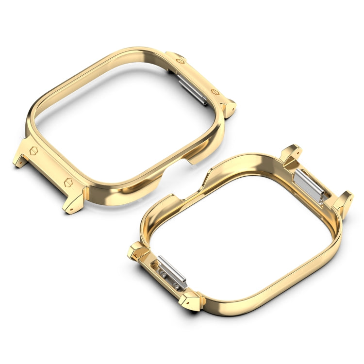 For CMF Watch Pro D395 20mm Metal Frame Watch Protective Case(Gold) - Watch Case by PMC TechLife | Online Shopping South Africa | PMC TechLife