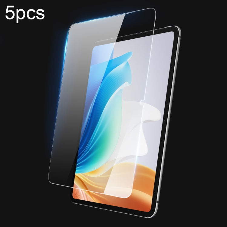 For OPPO Pad Neo/Pad Air2/OnePlus Pad Go 5pcs DUX DUCIS 0.33mm 9H HD Full Screen Tempered Glass Film - Others by DUX DUCIS | Online Shopping South Africa | PMC Jewellery | Buy Now Pay Later Mobicred