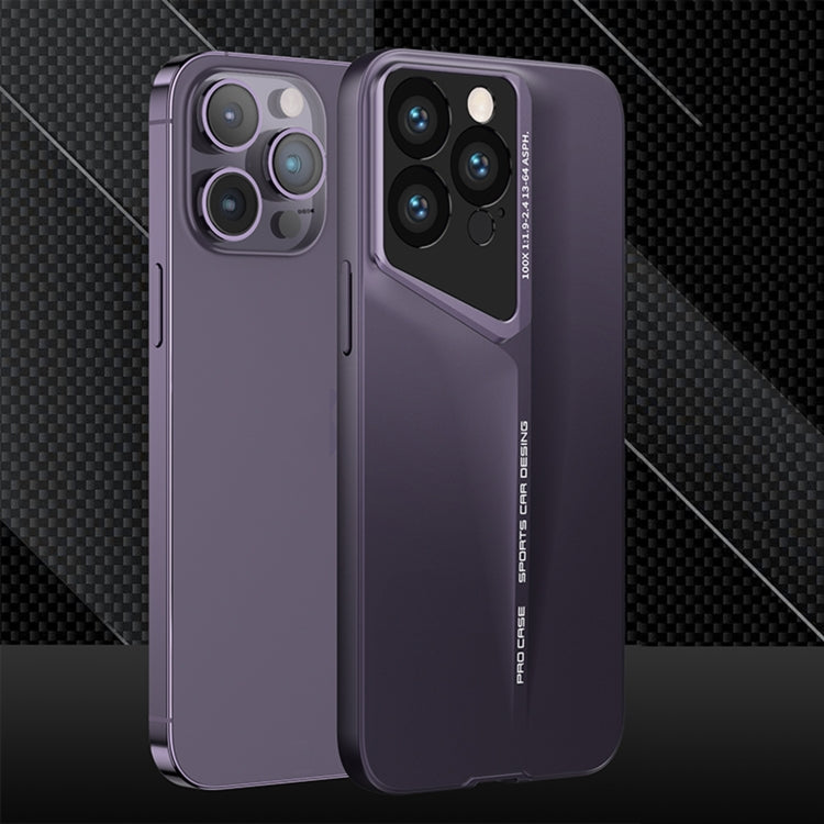 For iPhone 14 Pro Max GKK Blade Ultra-thin Full Coverage Phone Case(Purple) - iPhone 14 Pro Max Cases by GKK | Online Shopping South Africa | PMC Jewellery | Buy Now Pay Later Mobicred