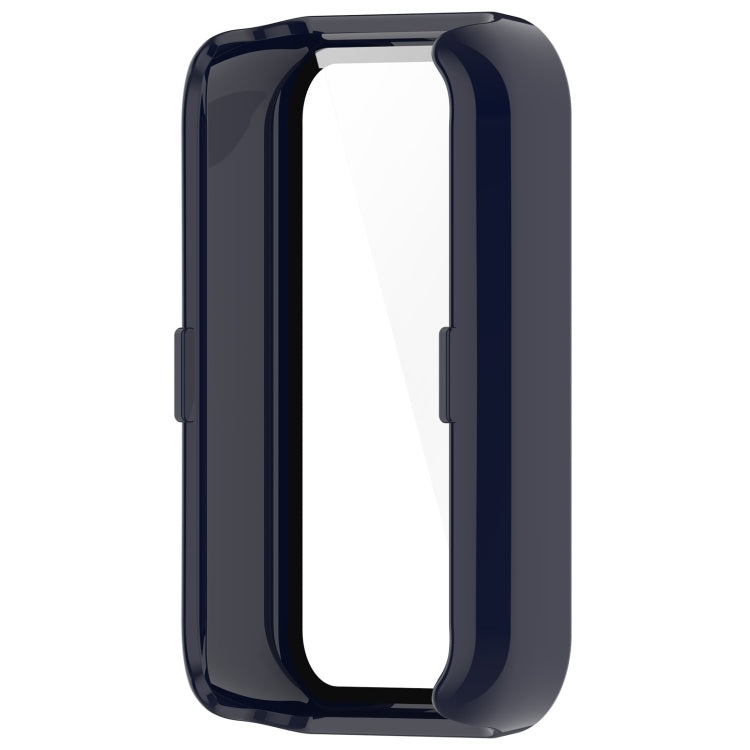 For Honor Band 9 PC + Tempered Film Integrated Watch Protective Case(Ink Blue) - Watch Cases by PMC TechLife | Online Shopping South Africa | PMC TechLife