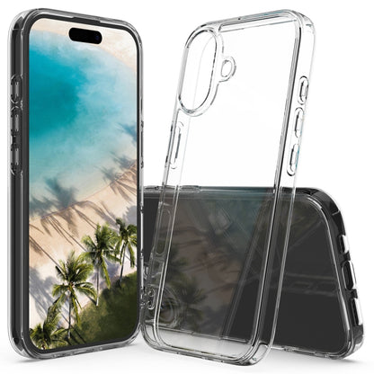 For iPhone 16 Scratchproof Acrylic TPU Phone Case(Transparent) - iPhone 16 Cases by PMC Jewellery | Online Shopping South Africa | PMC Jewellery | Buy Now Pay Later Mobicred