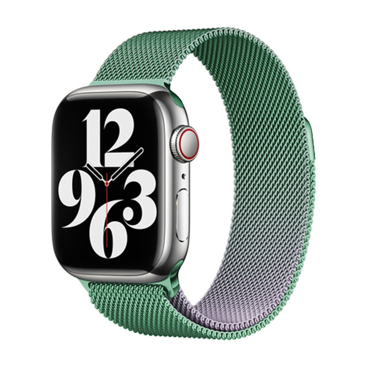 For Apple Watch 42mm Milan Gradient Loop Magnetic Buckle Watch Band(Light Violet) - Watch Bands by PMC TechLife | Online Shopping South Africa | PMC TechLife