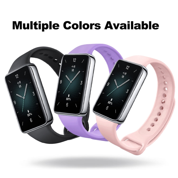 For Honor Band 9 Solid Color Silicone Watch Band(Yellow) - free shipping - PMC TechLife - Order now!