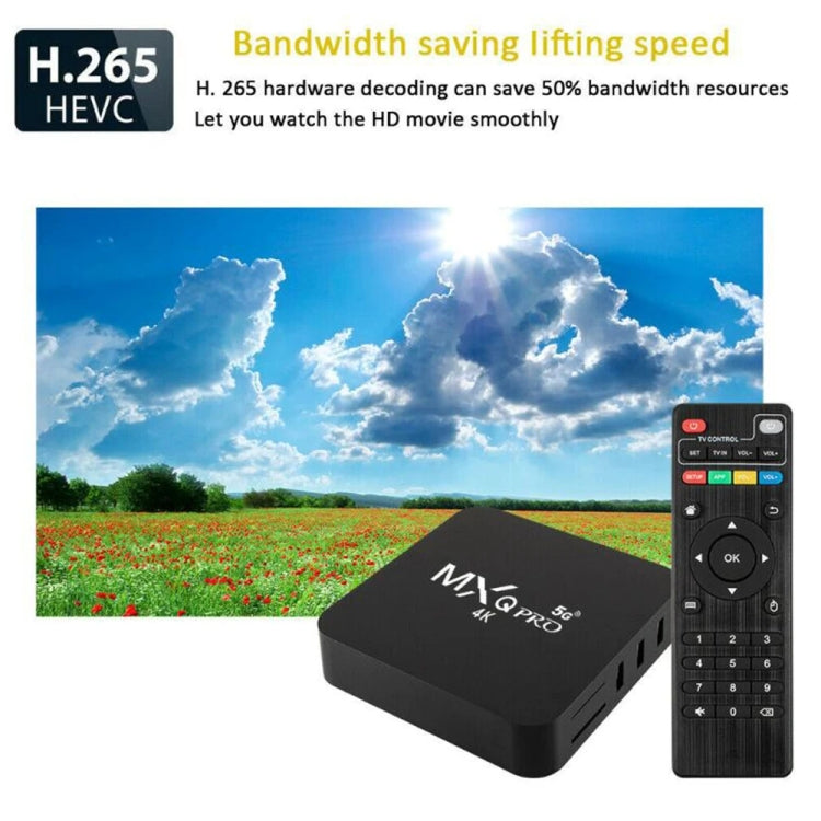 MXQ Pro RK3228A Quad-Core CPU 4K HD Network Set-Top Box, RAM:2GB+16GB(UK Plug) - RK3228A by PMC Jewellery | Online Shopping South Africa | PMC Jewellery | Buy Now Pay Later Mobicred