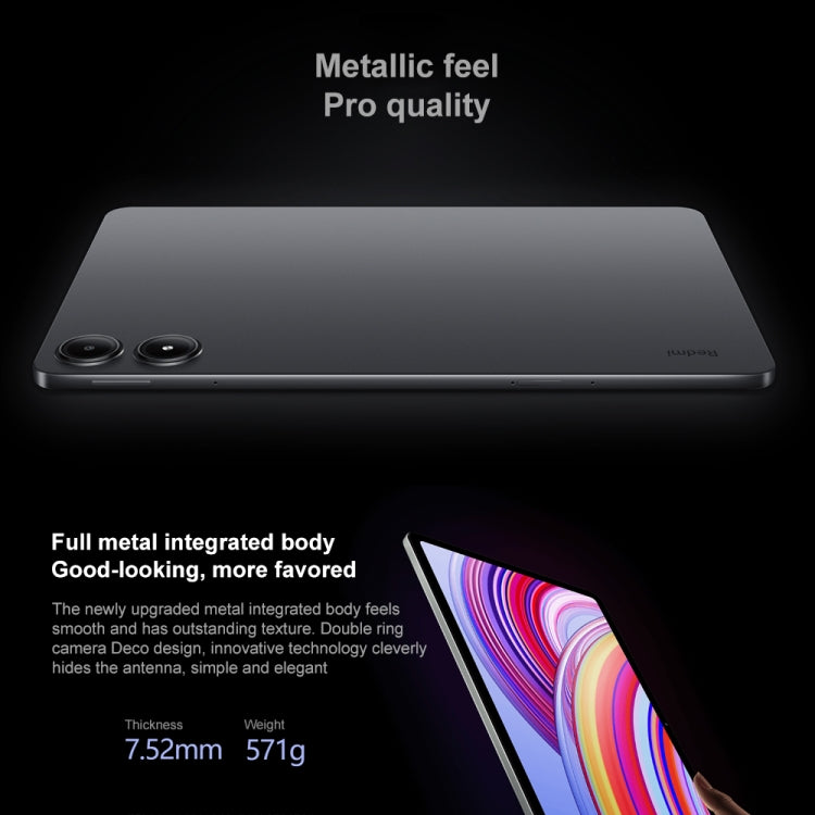 Xiaomi Redmi Pad Pro 12.1 inch Tablet PC, 8GB+256GB, HyperOS Qualcomm Snapdragon 7s Gen2 Octa Core, 10000mAh Battery(Dark Grey) - Other by Xiaomi | Online Shopping South Africa | PMC Jewellery