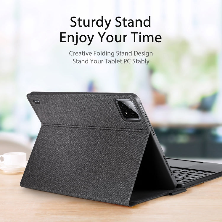 For Xiaomi Pad 6S Pro DUX DUCIS TK Series Bluetooth Keyboard Leather Case with Touchpad(Black) - Others Keyboard by DUX DUCIS | Online Shopping South Africa | PMC Jewellery