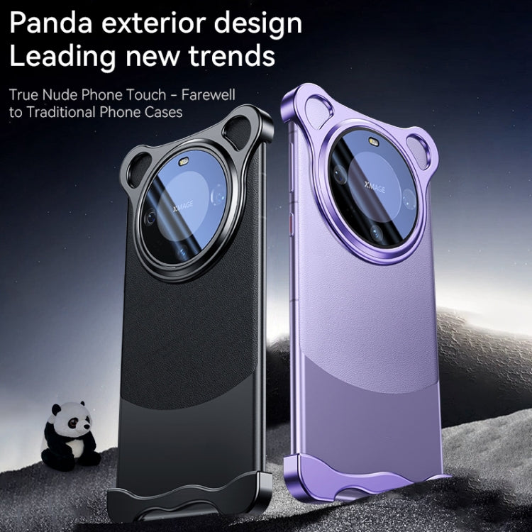For Huawei Mate 60 Pro+ Frameless Metal Corner Pad Phone Case with Lens Film(Green) - free shipping - PMC Jewellery - Order now!