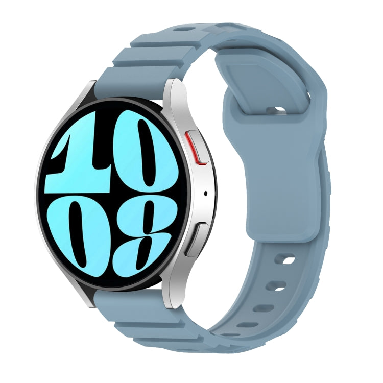 18mm Armor Silicone Watch Band(Rock Blue) - 18mm Bands by PMC TechLife | Online Shopping South Africa | PMC TechLife | Buy Now Pay Later Mobicred