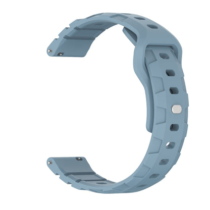 20mm Armor Silicone Watch Band(Rock Blue) - 20mm Bands by PMC Jewellery | Online Shopping South Africa | PMC Jewellery