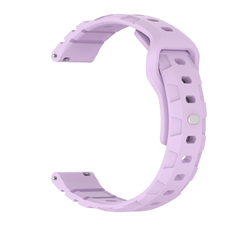 20mm Armor Silicone Watch Band(Purple) - 20mm Bands by PMC TechLife | Online Shopping South Africa | PMC TechLife