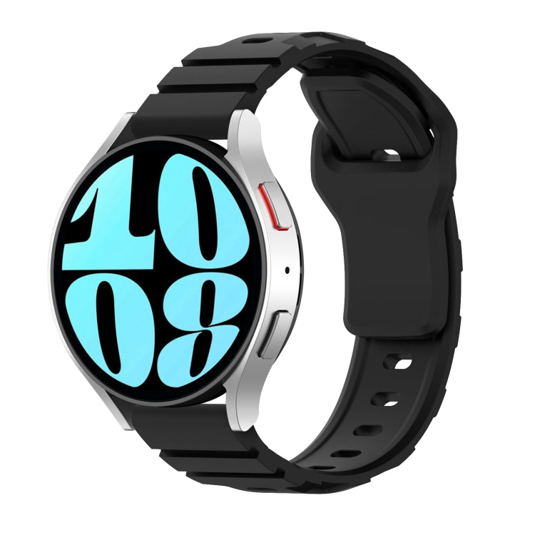 22mm Armor Silicone Watch Band(Black) - 22mm Bands by PMC TechLife | Online Shopping South Africa | PMC TechLife