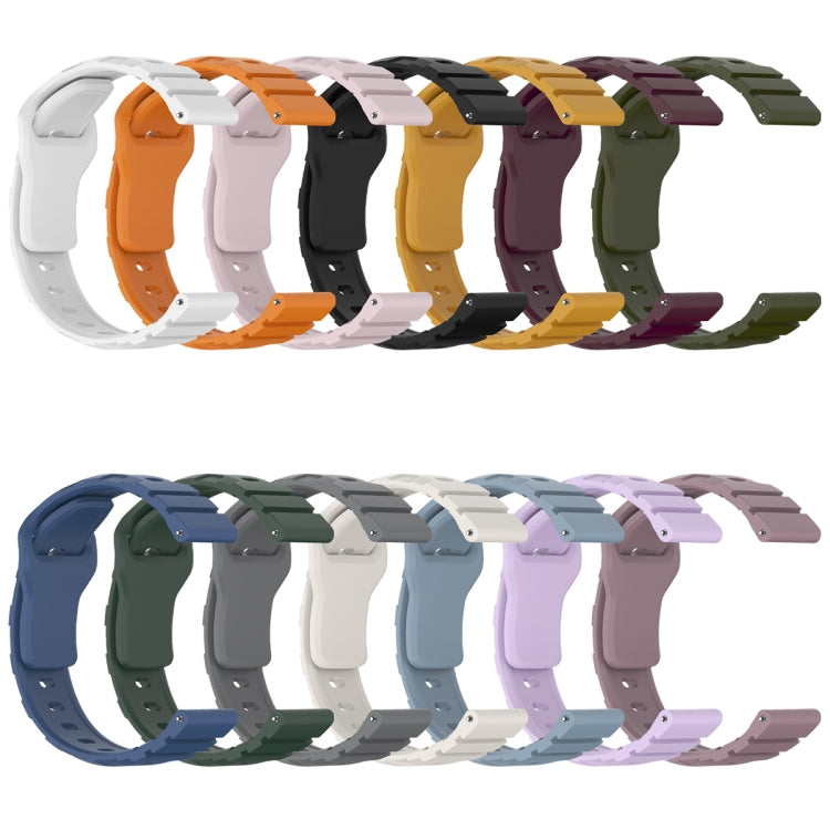 20mm Armor Silicone Watch Band(Purple) - 20mm Bands by PMC Jewellery | Online Shopping South Africa | PMC Jewellery