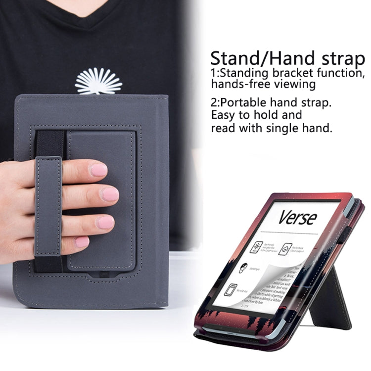For Pocketbook Verse / Verse Pro Painted Calfskin Smart Leather Tablet Case(Night) - Others by PMC TechLife | Online Shopping South Africa | PMC TechLife | Buy Now Pay Later Mobicred